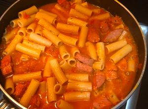 Una foto de Pasta al Tomate