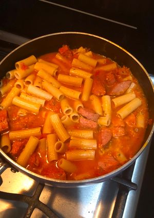 Una foto de Pasta al Tomate