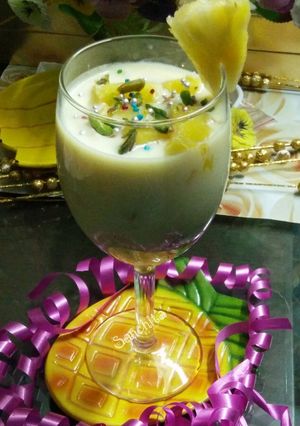 A picture of Pineapple Coconut Rabri.