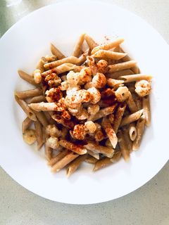 Φωτογραφία της συνταγής Light Alfredo Γαριδομακαρονάδα