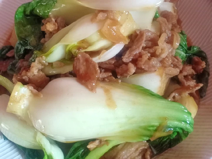 Cara Gampang Membuat Resep Tumis Daging Pokcoy Bumbu Duo Bawang Anti Ribet, Bisa Manjain Lidah