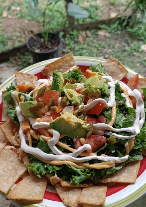Una foto de Nachos caseros