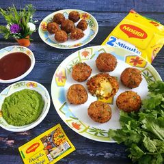 A picture of Cheese Burst Maggi Bhajiya.