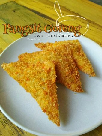 Cara Gampang Menyiapkan Resep  Pangsit goreng isi indomie yang Lezat Sekali, Sempurna