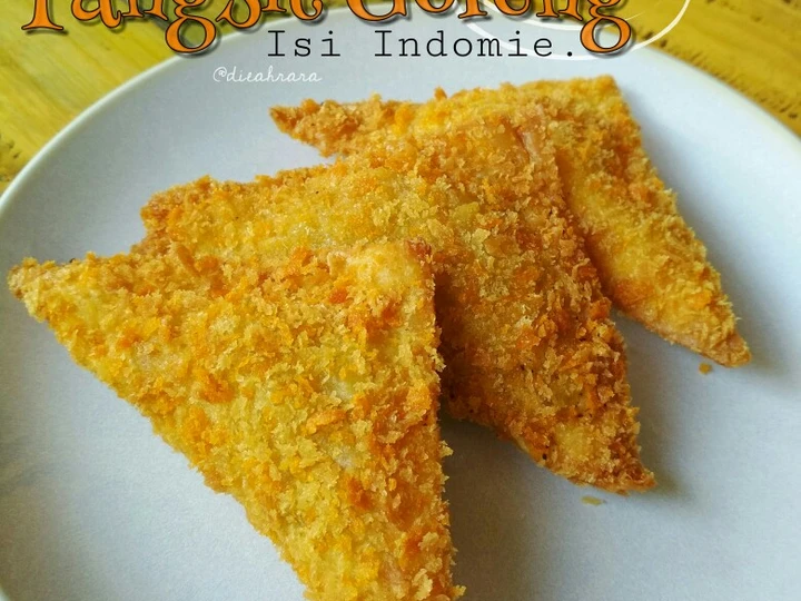 Cara Gampang Menyiapkan Resep  Pangsit goreng isi indomie yang Lezat Sekali, Sempurna
