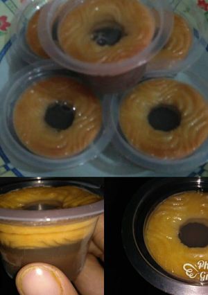 Foto resep Puding biskuit lapis coklat