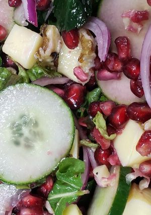 Una foto de Ensalada tropical