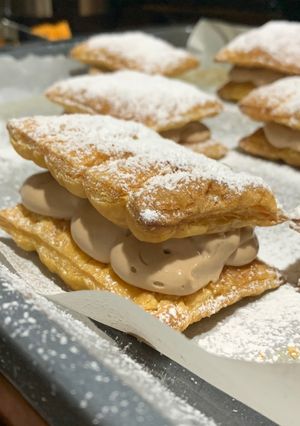 Φωτογραφία της συνταγής Mille-feuille με κρέμα patisserie σοκολάτας