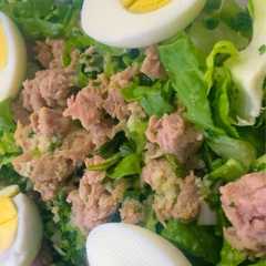 سلطة التونه 🥬🍋🥗-レシピのメイン写真