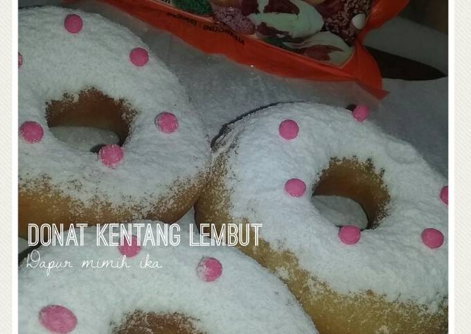 Donat kentang sederhana 1 telur super lembut anti gagal