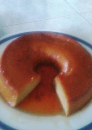 Una foto de Flan de café del chef Rey