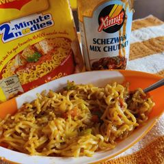 A picture of Schezwan Maggi.