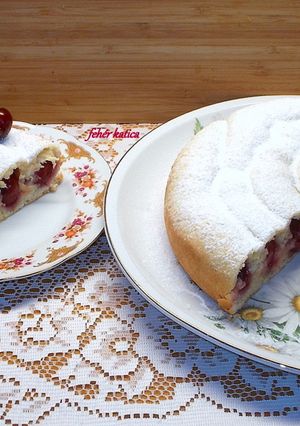 Cseresznyés csiga recept fotója