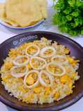 Nasi goreng Cumi & Telur