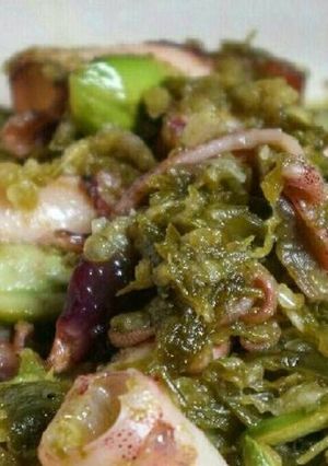 Foto resep Cumi Asin Sambal Hijau