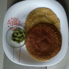 Bhadku Chilla(Moong/Bajra/Rice Pancake) A picture of Bhadku Chilla(Moong/Bajra/Rice Pancake).