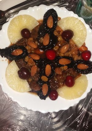 صورة لوصفة طاجين حلو