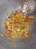 Tumis Bunga Pepaya Udang Rebon