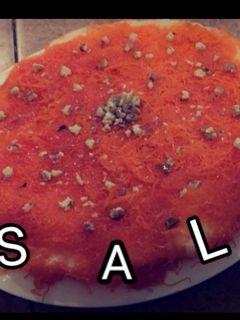 صورة لوصفة كنافة بالقشطة والجبن