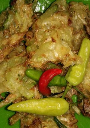 Foto resep Bakwan(bala bala)labu siyem/ waluh cina...😍😍😍😘😋😋