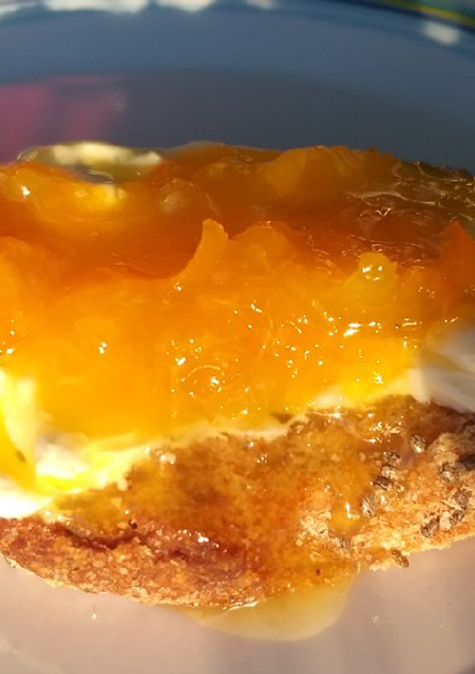 Una foto de Mermelada de naranja y mandarina (con poquita azúcar!!) FÁCIL🍊