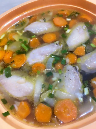 Cara Mudah Membikin Resep Sup ayam wortel yang Enak Banget Anti Ribet, Uenak Banget
