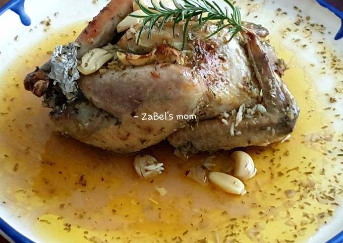 Rosemary Roast Chicken (Ayam Panggang Rosemary)