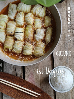 Foto resep Sawi Gulung Isi Daging