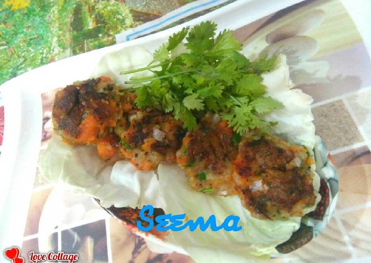 Recipe of Yummy Aloo Gajar Ke kebab