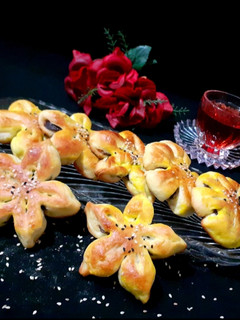عکسی از دستور کلوچه خرمایی گردویی 😋😍 با خمیر جادویی