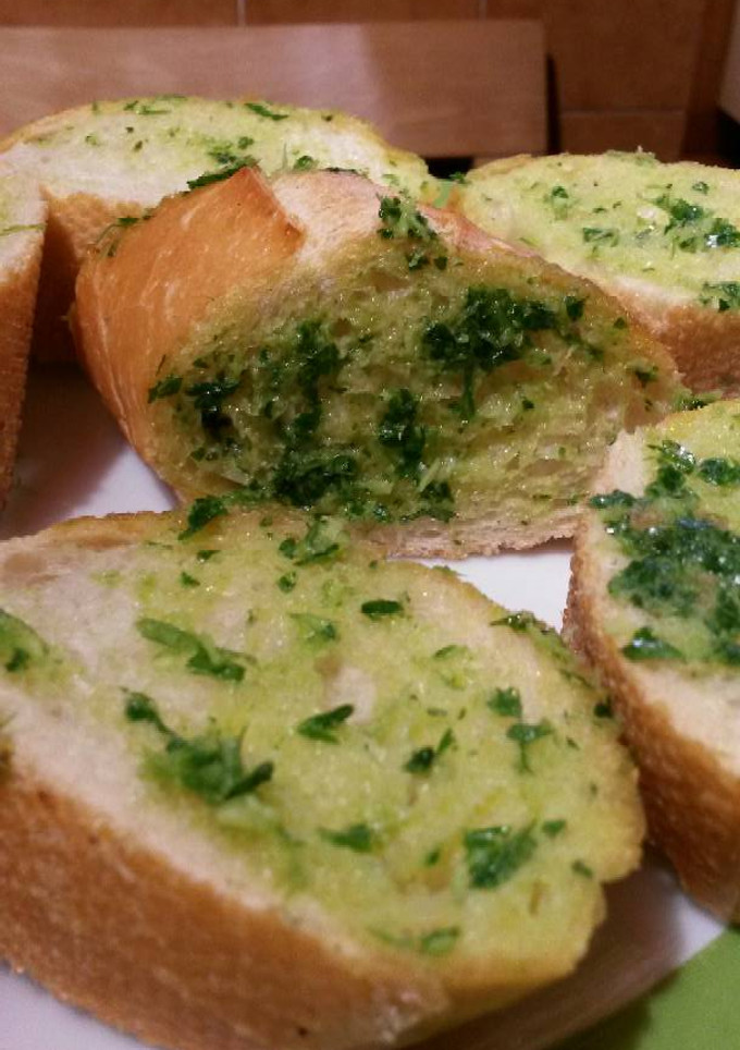 Una foto de Pan de ajo