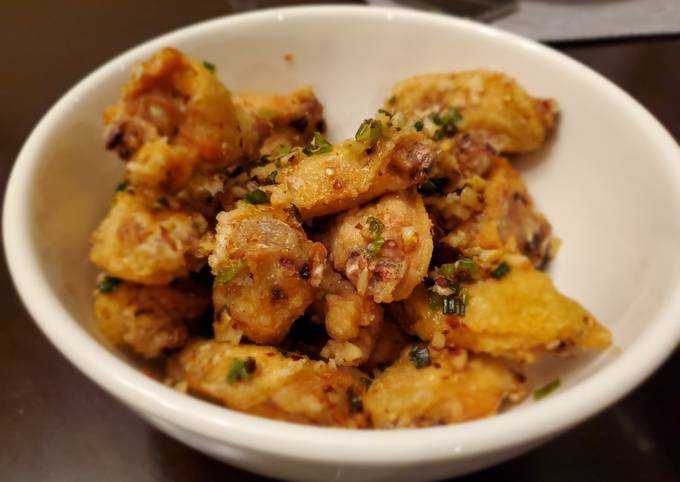 Easiest Way to Make Homemade Asian Pepper Salt Chicken Wings