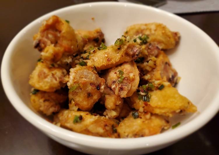 Step-by-Step Guide to Prepare Speedy Asian Pepper Salt Chicken Wings