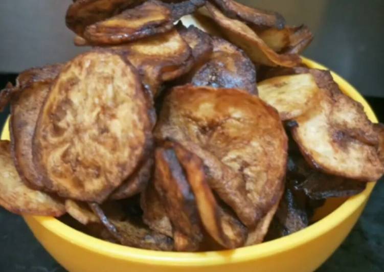 Steps to Make Super Quick Homemade Plantain Sweet Chips