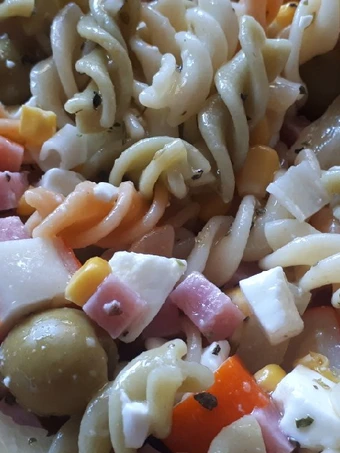 Receta 68. Espirales en ensalada  que Delicioso