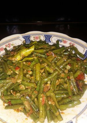 Foto resep Tumis Kacang panjang sambel terasi