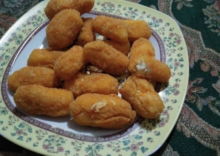 Langkah Mudah untuk Membuat Mozarella kw goreng, Sempurna