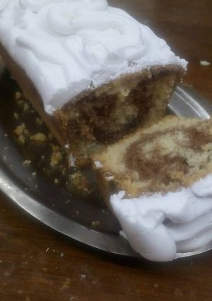 Una foto de Budín marmolado