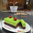 Brownies Coklat Pandan Kukus
