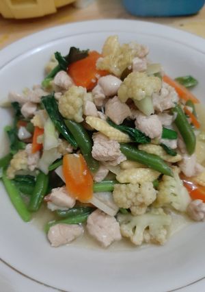 Foto resep Capcay ayam kuah