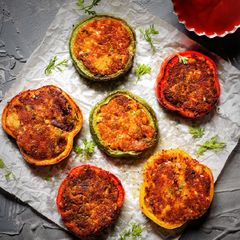 Capsicum Paneer tikki A picture of Capsicum Paneer tikki.