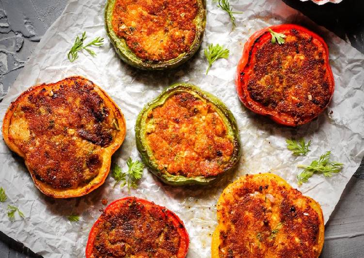 Simple Way to Make Any-night-of-the-week Capsicum Paneer tikki