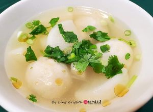 菜頭福州魚丸湯 的食譜成品照片