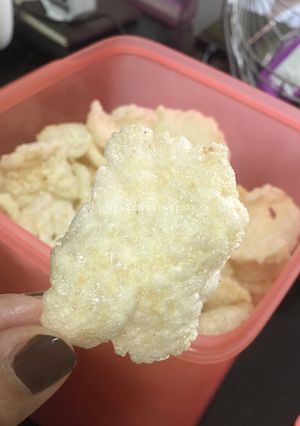Foto resep KERUPUK Nasi Home Made (no bleng 😍) yes kriuk!