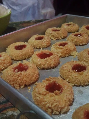 Recipe Thumbprint Cookie Strawberry (21) the Can Spoil the Tongue Really delicious