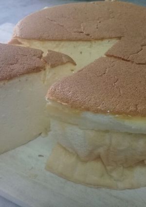 Foto resep Japanese cotton cheesecake