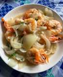 Tôm xốt cốt dừa