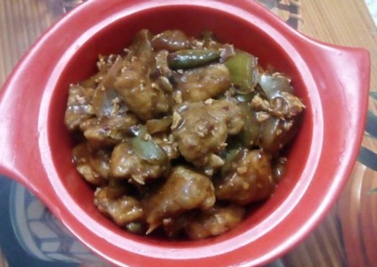 Recipe of Favorite Chilli Chicken with a twist in the recipe