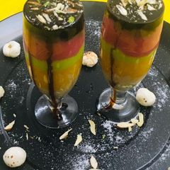 A picture of Layered makhana kheer.