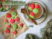 Gambar marshmallow putih telur